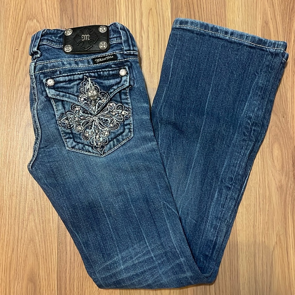 Girls Miss Me Boot Cut jeans
